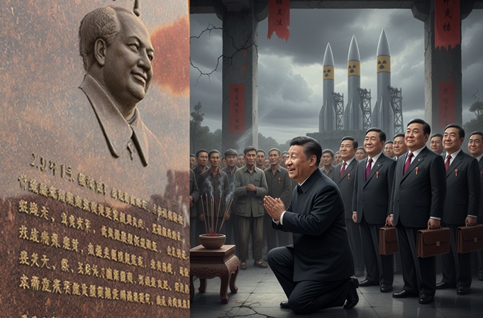 姚囯付 | 毛泽东怙恶不悛，习近平有样学样