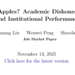 【转载】学术不端者更容易当官、晋升？一项来自中国的证据